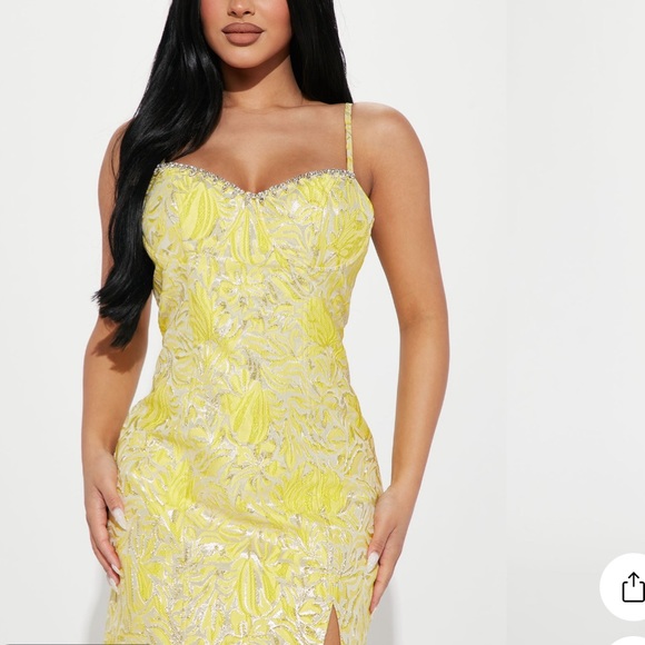 Brand new, yellow fashion, nova dress👗 - Picture 3 of 5
